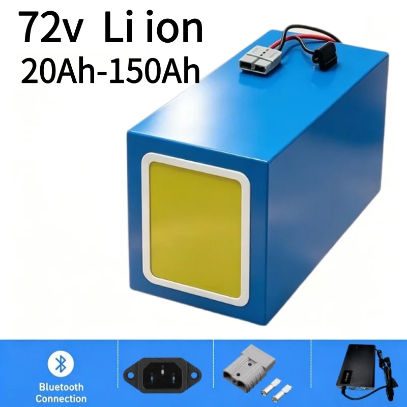 72V 40Ah Lifepo4 Battery Pack - 72VリチウムイオンLiPoバッテリーパック20Ah-150Ah内蔵BMS高容量リチウムバッテリー電動バイク、電動自転車、電動スクーター用
