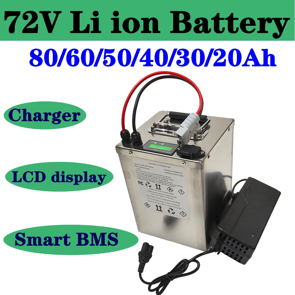 20S 72V 20Ah 30Ah 40Ah 50Ah 60 - 72V 40Ah Lifepo4 Battery Pack のレビューと価格